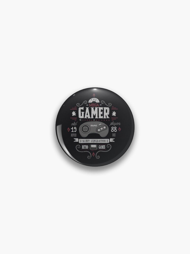 Retro Gaming - Sega genesis 16 bit - Cartridge gamer Pin