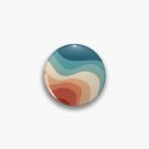 Retro style waves Pin