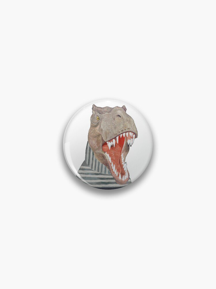Roaring Rex Pin