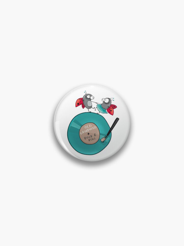 Rock'n'roll ladybirds Pin