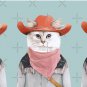 Rodeo Cat Pin