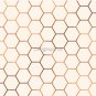 Rose gold copper honeycomb Pin