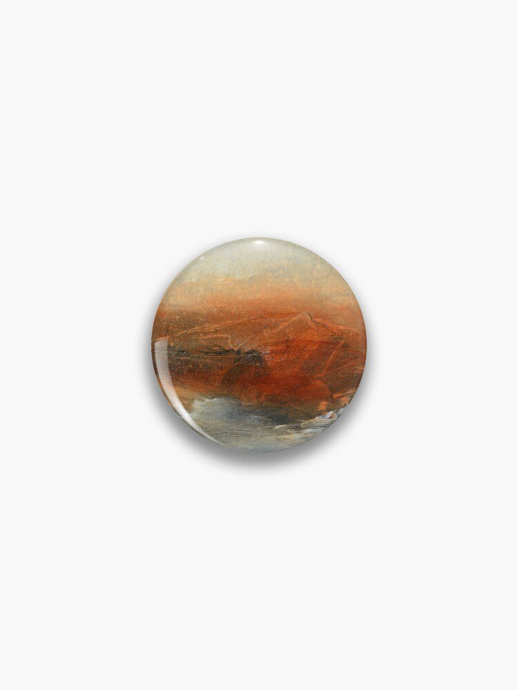 Rust Landscape II Pin