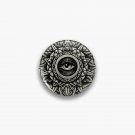 Sacred Geometry Seraphim Star Mandala Black Pin