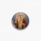 Saint Jeff of Goldblum, Jeff Goldblum Original Religious Painting Pin