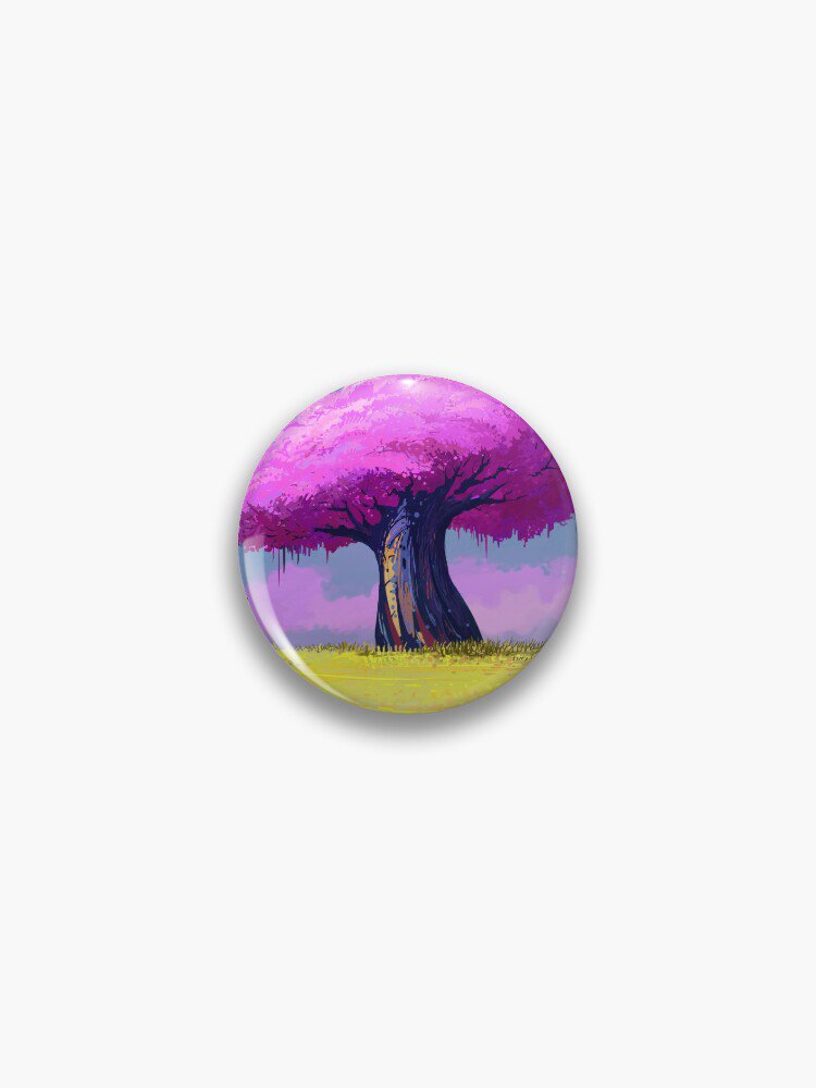 Sakura and steppe Pin