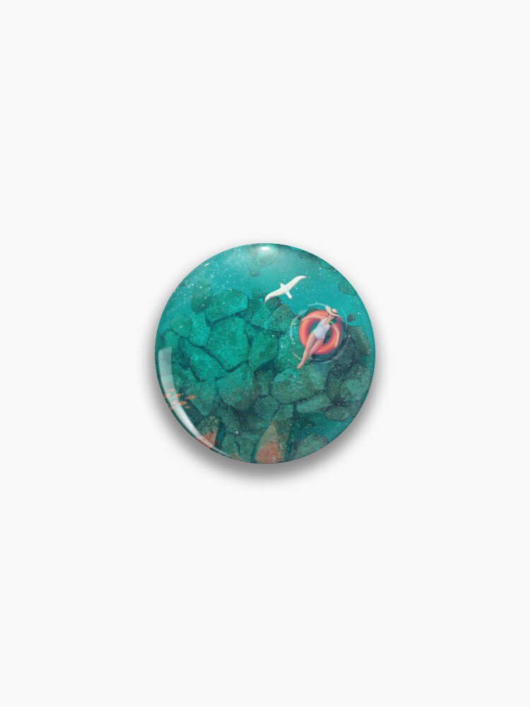Saltwater Summer Pin