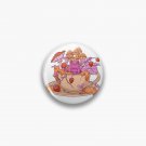 Sapphic Frog Toadstool Tea Cup Pin Sapphic Frog Toadstool Tea Cup Pin