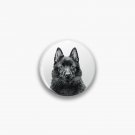 Schipperke Cute Black Dog Pin
