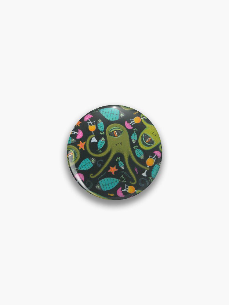 Sea Monster Party Pin