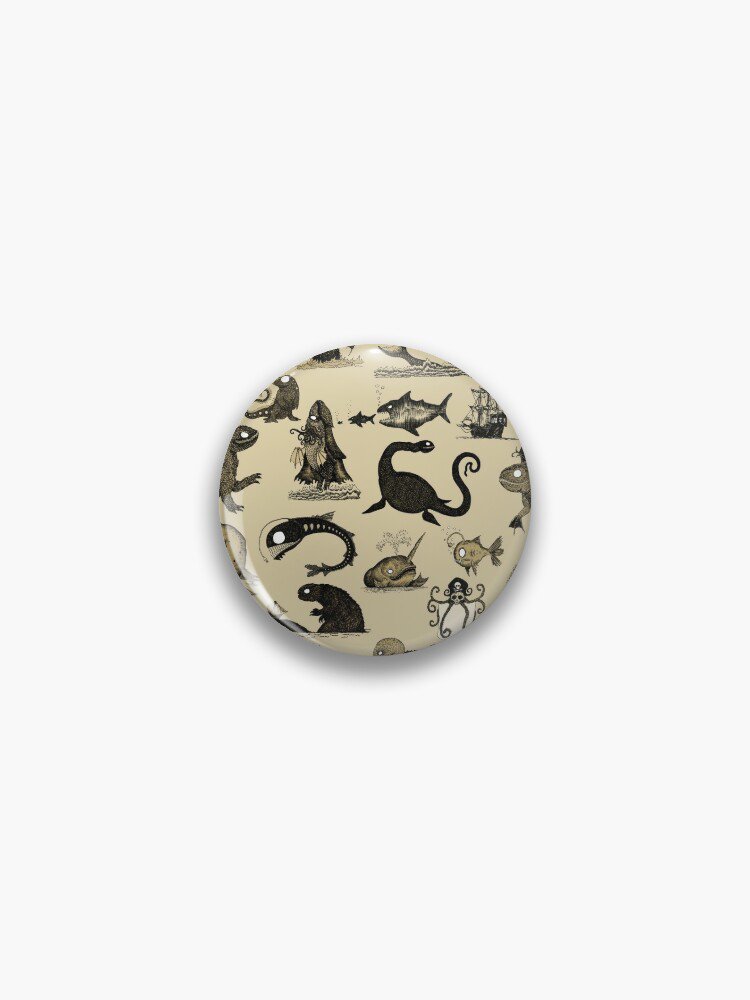 Sea Monsters Collection Pin