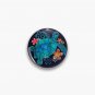 Sea Turtle with Flowers Pin