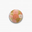Sea Urchins in Gold + Coral Pin