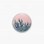 Serenity Cacti on Rose Quartz Background Pin