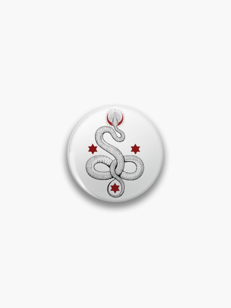 SERPENTINE BLACK Pin