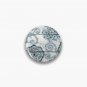 Shabby Chic Navy Blue doodles on Wood Pin