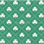 Shamrock On! - Emerald Green Background Pin