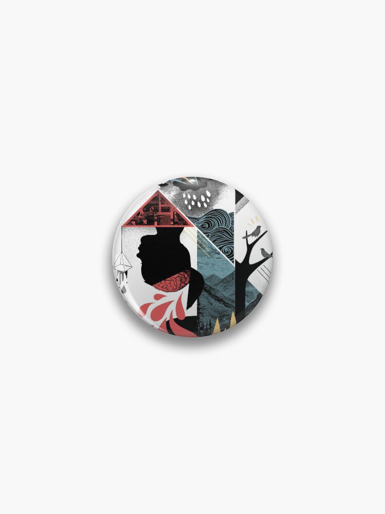 Shapes and Nightmares Pin