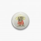 Shar Pei on The Great Wall Pin