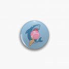 SHARK AND ICE CREAM Pin
