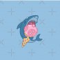 SHARK AND ICE CREAM Pin