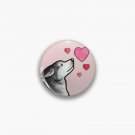 Siberian Husky love Pin
