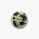 Silhouetted Dinosaurs Pin
