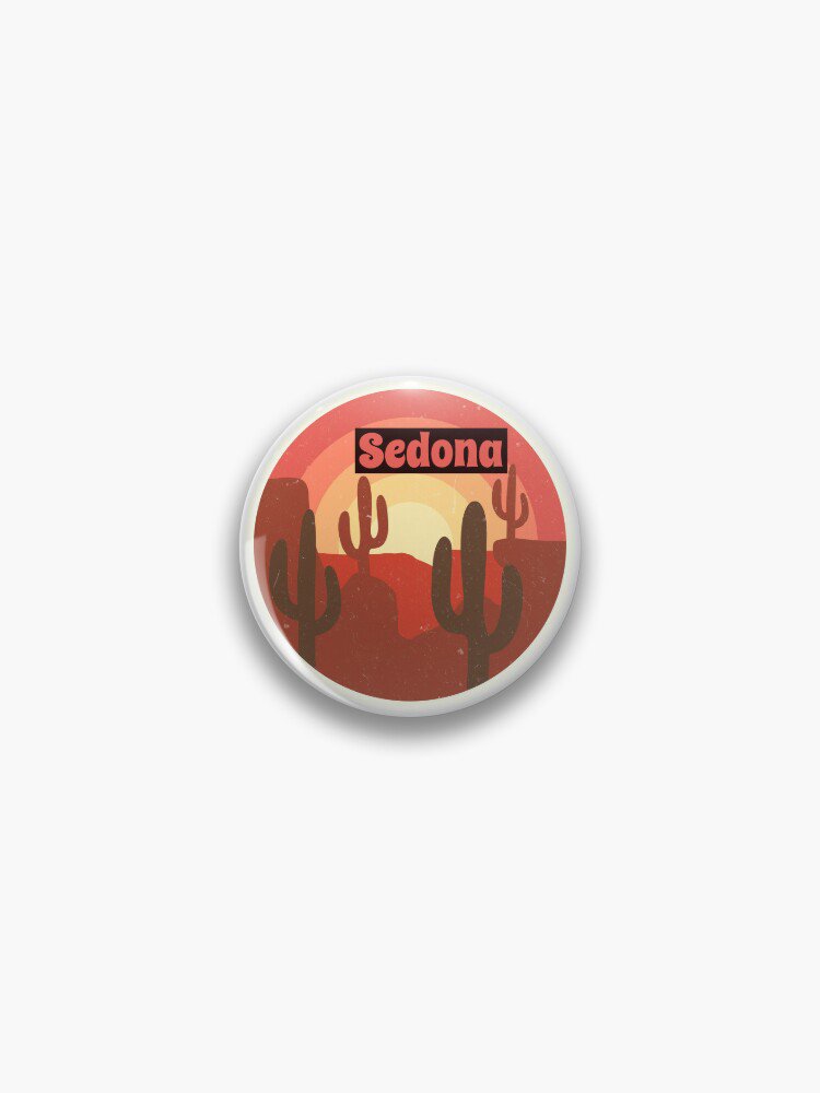 Simple Sedona Vibe Pin