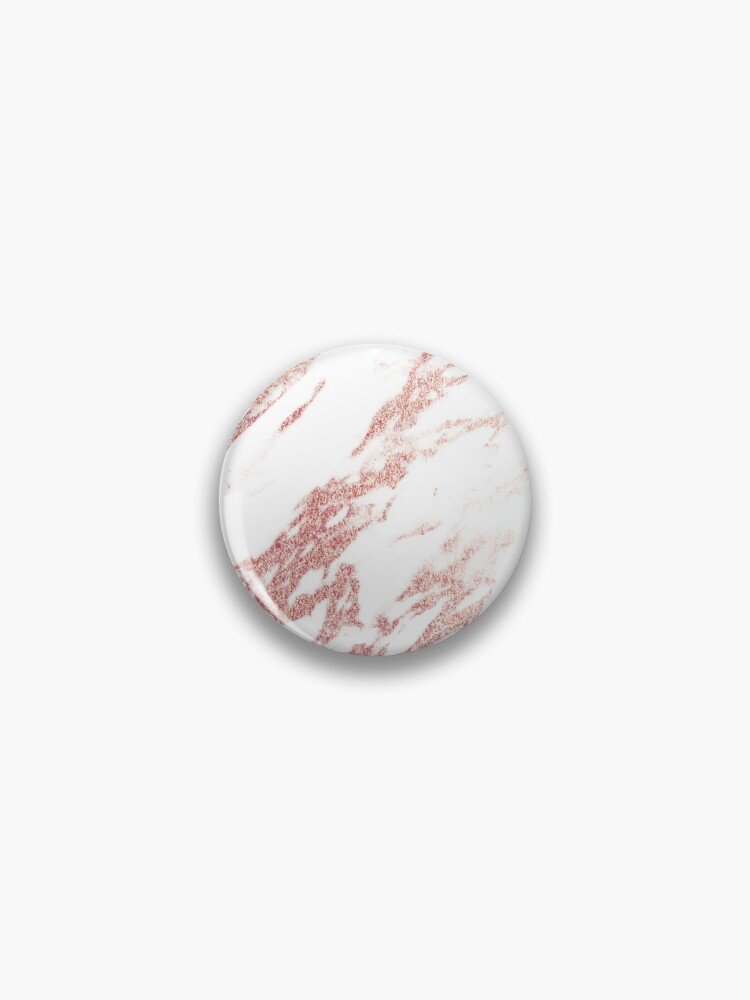 Snow white rose gold Pin