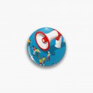 Social Promotion Concept Isometric Pin