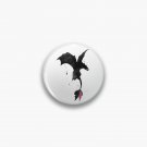 Splatter Toothless Dragon Pin