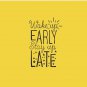 Stay Up Late Pin