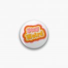 Stay Weird Fun 70s retro style quote Pin