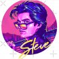 Stranger Things Steve Harrington Available on Mask Pin