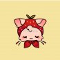 strawberry cat hat Pin