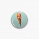 Strawberry Double Scoop Pattern Pin Strawberry Double Scoop Pattern Pin