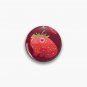 Strawberry frogs repeating pattern Pin