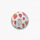 Strawberry hand drawn pattern Pin
