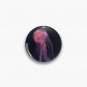Strawberry Jelly - Red Striped Pink Jellyfish Pin