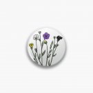 Subtle Nonbinary Pride Flax Sprig Pin