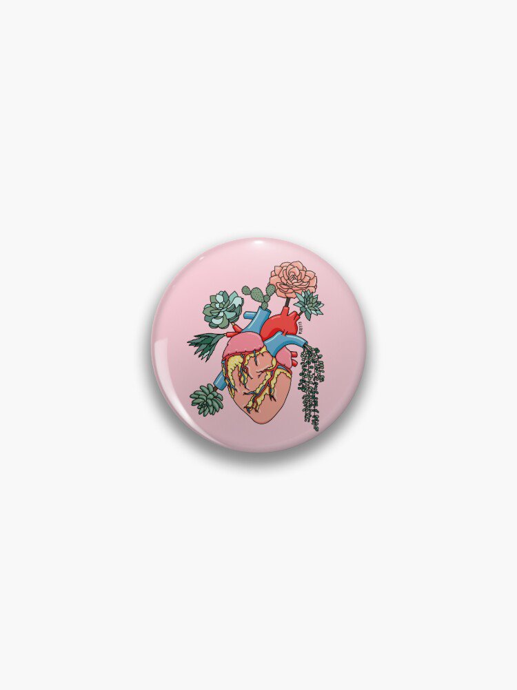 Succulent heart by Sasa Elebea Pin
