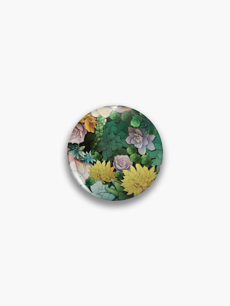 Succulent World Pin