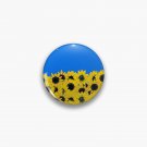 Sunflowers and Blue the Colors of Ukraine Flag Pin Sunflowers and Blue the Colors of Ukraine Flag Pin