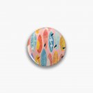 Surfboard pink Pin
