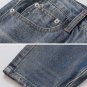 Distressed Splashed Ink Graffiti Jeans