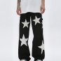 Flocked Pentagram Jeans
