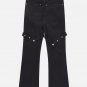 Lace Up Design Jeans