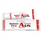 Retinol Pro Night Cream 0.1 Vitamin A Fine Lines, Sun Spots, Anti-Aging (30 Gram / 1.05 Oz)