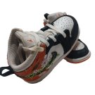 Toddler's Jordan 1 Mid SE "Basketball Blossom" Wht/Blk-Starfish (DQ8391 100) 8C