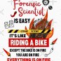 Being a Forensic Scientist at the Crime Scene is On Fire Funny Quote Classic T-Shirt